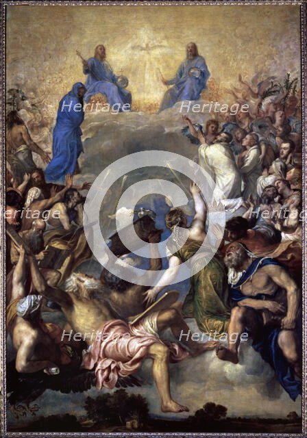 'La Gloria', 1554. Creator: Tiziano, Vecellio (1490 - 1576).