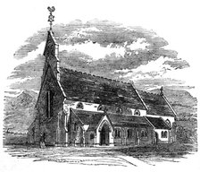 New Church of St. Fagan, Heol-Y-Vellin, Aberdare, 1854.  Creator: Unknown.