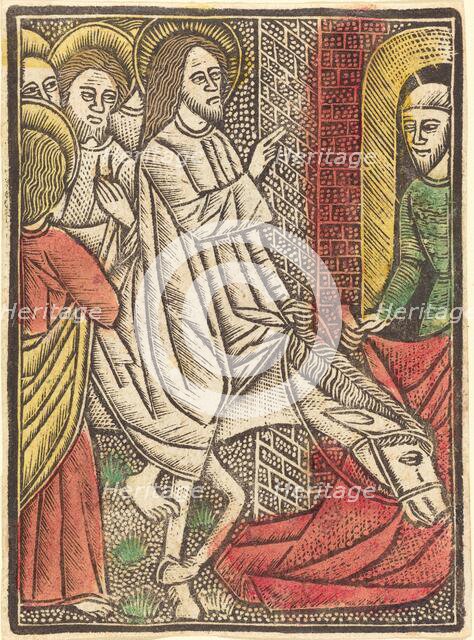 The Entry into Jerusalem, c. 1480. Creator: Unknown.
