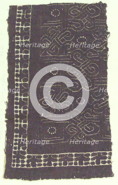 Textile Fragment, Coptic, 6th century. Creator: Unknown.