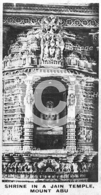 Shrine in a Jain temple, Mount Abu, Rajasthan, India, c1925. Artist: Unknown