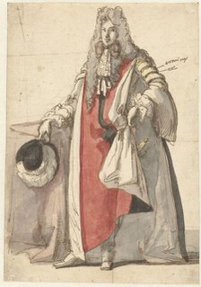 Portrait of Willem III, in state dress, 1670-1684. Creator: Gaspar Netscher.