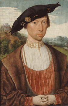 Portrait of Joost van Bronkhorst, c.1520. Creator: Jan Mostaert.