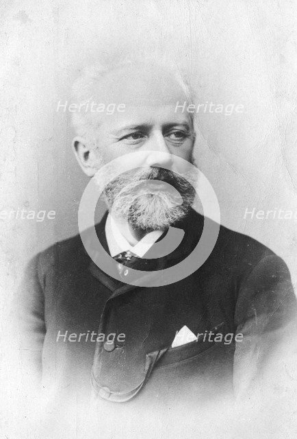 Peter Ilich Tchaikovsky, (1840-1893), Russian composer. Artist: Unknown