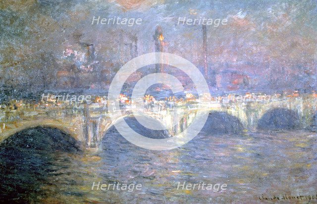 'The Waterloo Bridge, London', 1903. Artist: Claude Monet