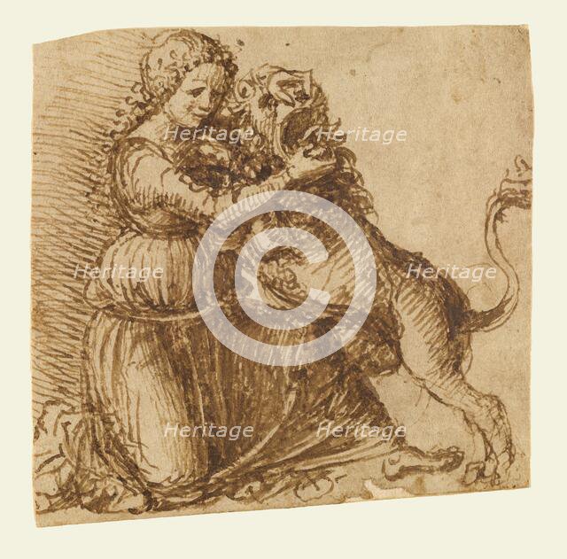 Fortitude, about 1470. Creator: Giovanni Bellini.