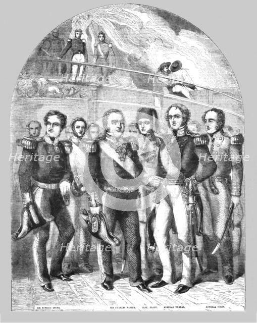 'Admirals of the Baltic and Black Sea Fleets', 1854. Creator: Unknown.