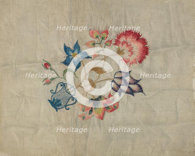 Bed Hanging (Detail), c. 1939. Creator: Martha Elliot.