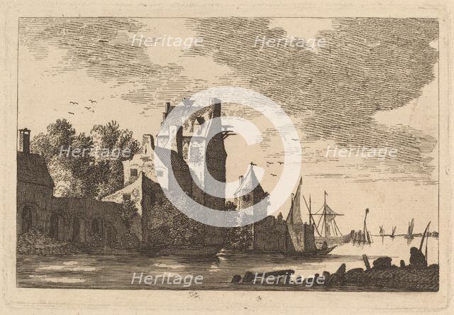 Houses on an Inlet. Creator: Franz Edmund Weirotter.