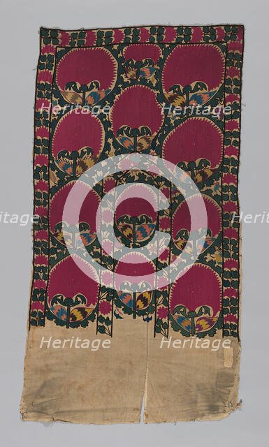 Panel, Uzbekistan, 19th century. Creator: Unknown.