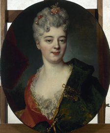Portrait thought to be Elisabeth Delpech, Marquise de Cailly. Creator: Nicolas de Largilliere.