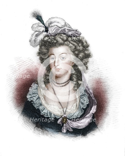 Marie Antoinette, Queen Consort of Louis XVI of France, (1843). Artist: Unknown.