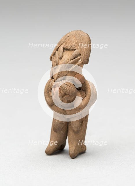 Standing Female Holding a Child in Her Arms, 500 B.C./300 B.C. Creator: Unknown.