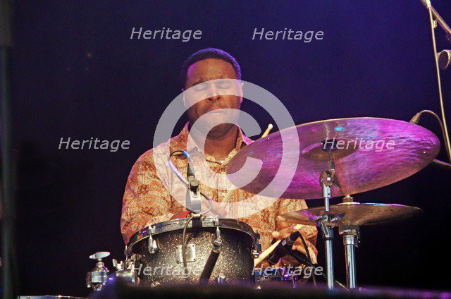Kendrick Scott, Love Supreme Jazz Festival, Glynde, East Sussex, 2013. Artist: Brian O'Connor