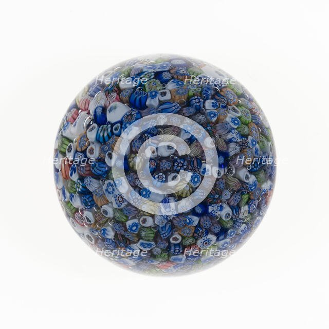 Paperweight, Saint-Louis, 1845/46. Creator: Saint-Louis Glassworks.