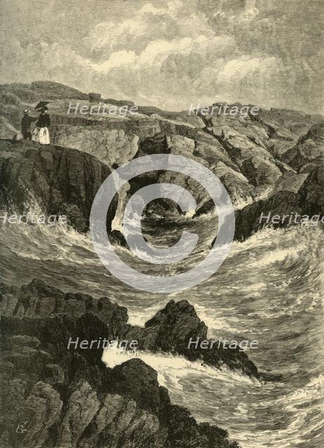 'The Spouting Cave', 1872.  Creator: W. J. Linton.