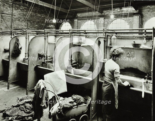 Boundary Street Area Laundry, Bethnal Green, London, 1964. Artist: Unknown.