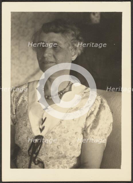 Portrait of a Woman, 1933. Creator: Louis Fleckenstein.