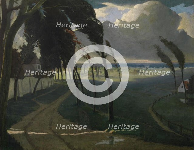 Storm, 1899. Creator: Eugene Laermans.