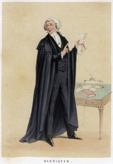 'Barrister', 1855. Artist: Unknown