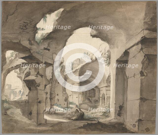 Interior View of the Coliseum, c. 1580. Creator: Lodewijk Toeput.