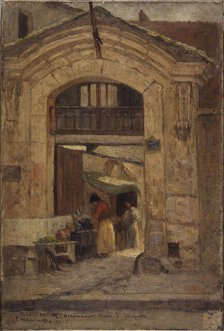 Porte Rue Saint-Jacques, 1905. Creator: Fernand Maillaud.