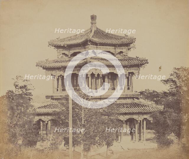 The Great Imperial Palace Yuen Min Yuen, Pekin, Before the Burning, October 18, 1860, 1860. Creator: Felice Beato.