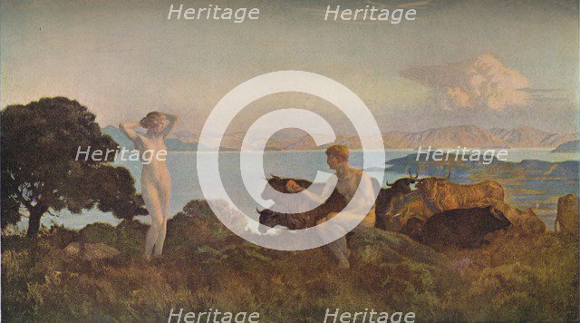 'Le Jugement de Paris', c1909. Artist: Emile-Rene Menard.