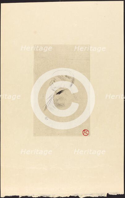 Portrait of M. X (Portrait de M. X), 1898. Creator: Henri de Toulouse-Lautrec.