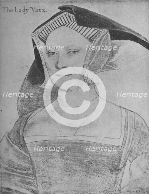 'Elizabeth, Lady Vaux', c1536 (1945). Artist: Hans Holbein the Younger.