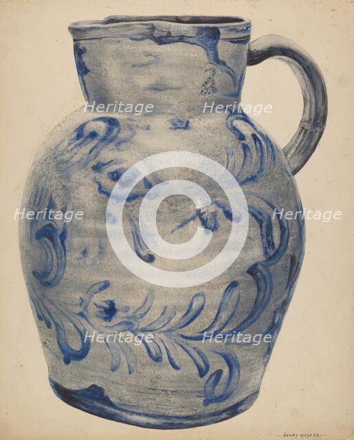 Jug, 1935/1942. Creator: Henry Meyers.
