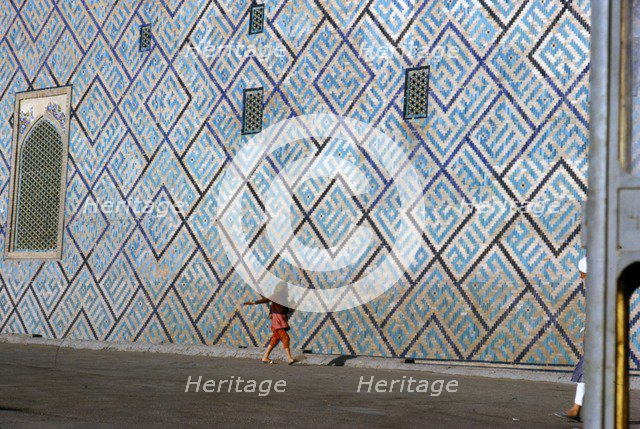 Ulug-Beg Madrasa built 1417-20, Samarkand Registan, c20th century Artist: CM Dixon.