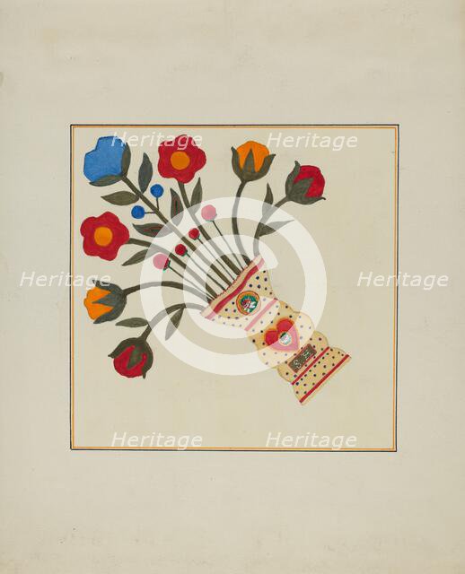 Quilt (One Square), c. 1936. Creator: Cornelius Christoffels.