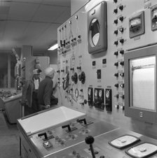 Oxygen control panel at the Park gate Iron & Steel Co, Rotherham, South Yorkshire, 1964. Artist: Michael Walters