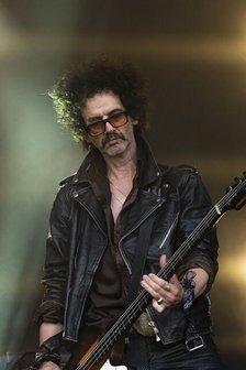 The Darkness live at the Cornbury Music Festival, Great Tew Park, Oxfordshire, Jul 2022. Creator: Annapaola Marchesani.