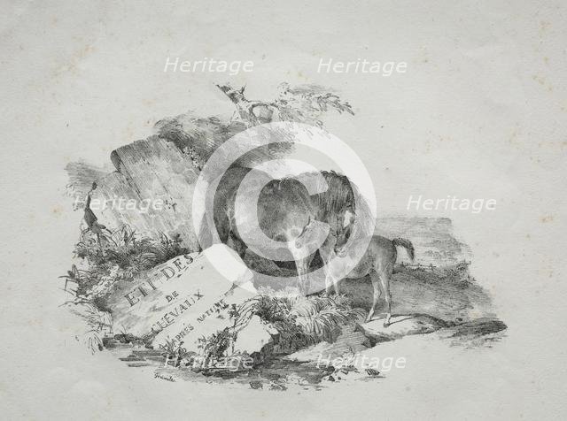 La Jument et son poulain. Creator: Théodore Géricault (French, 1791-1824).