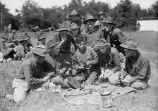 National Guard of D.C. in Camp, 1916. Creator: Harris & Ewing.