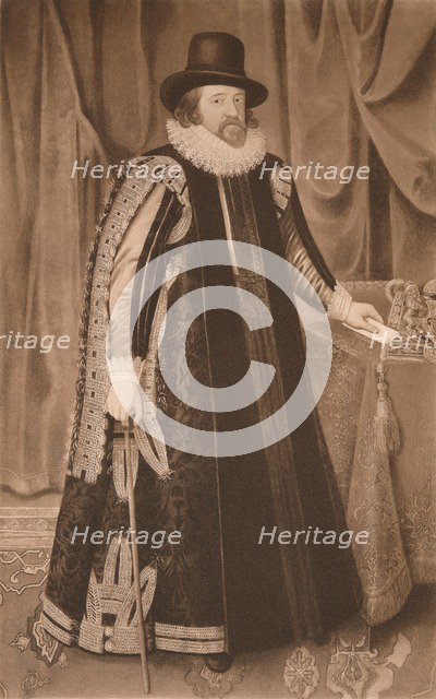 'Francis Bacon, Viscount St. Albans', c1600, (1904). Artist: Paulus van Somer.