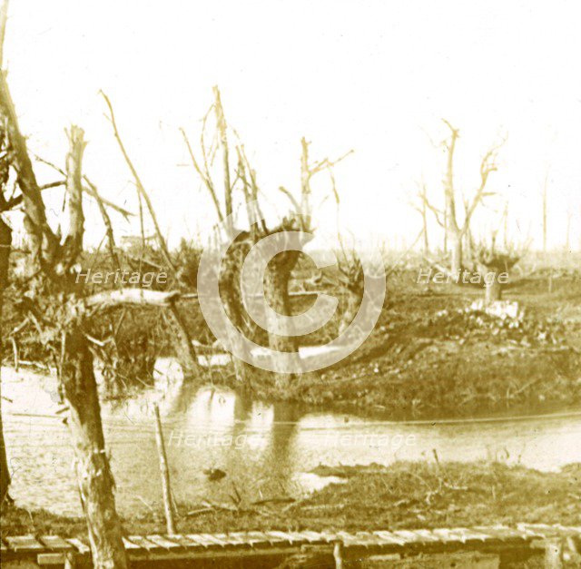 Battlefield, c1914-c1918. Artist: Unknown.