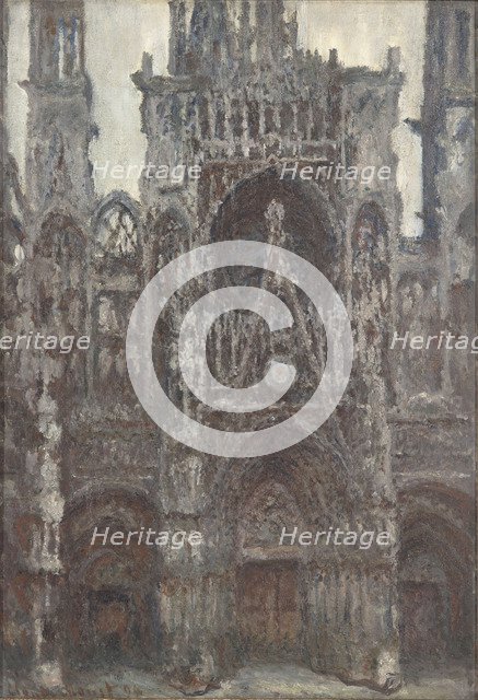 The Rouen Cathedral. The portal as seen from the front, 1892. Artist: Monet, Claude (1840-1926)