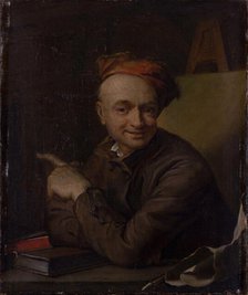 Self-portrait, c 1740. Creator: La Tour, Maurice Quentin de (1704-1788).