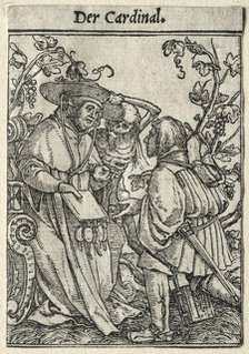 Dance of Death: The Cardinal. Creator: Hans Holbein (German, 1497/98-1543).