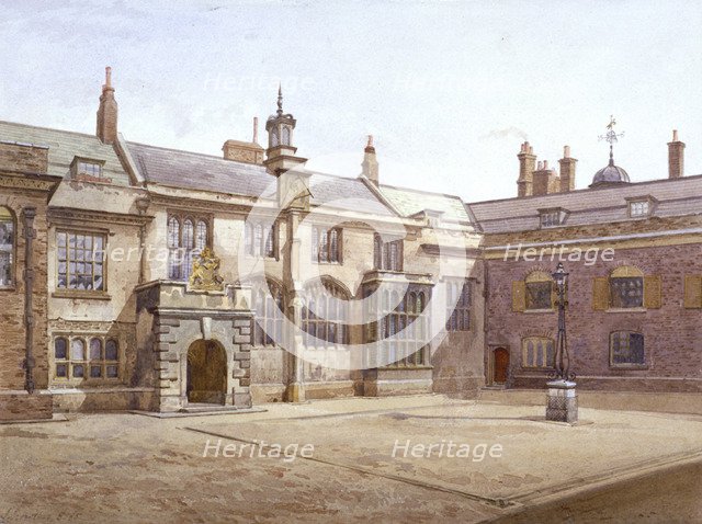 View of Sutton's Pensioners Hall, Charterhouse, London, 1885. Artist: John Crowther