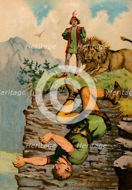 'The Giant's Downfall', 1901. Artist: Edward Henry Wehnert.