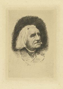 Portrait of the Composer Franz Liszt (1811-1886), 1886. Artist: Dake, Carel Lodewijk (1857-1918)