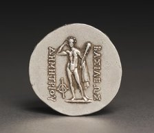 Coin of Demetrios, I (reverse), 200-190 BC. Creator: Unknown.