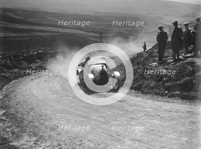 Bugatti of G Blackstock competing in the Scottish Light Car Trial, 1922. Artist: Bill Brunell.