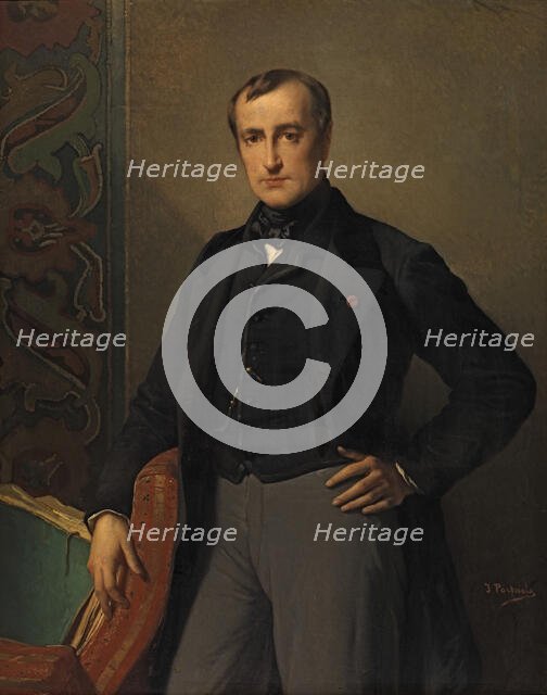 The Painter Paul Delaroche. Creator: Jean Francois Portaels.