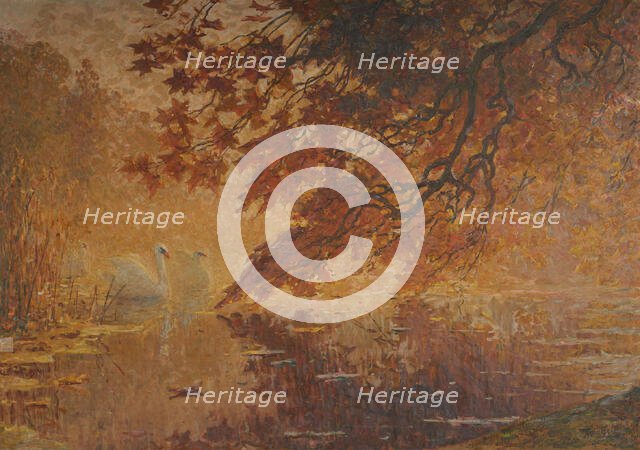 L'heure blonde, automne au lac Saint James, before 1911. Creator: Pierre Montezin.