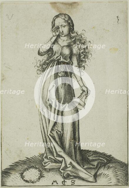 The Third Foolish Virgin, n.d. Creator: Martin Schongauer.